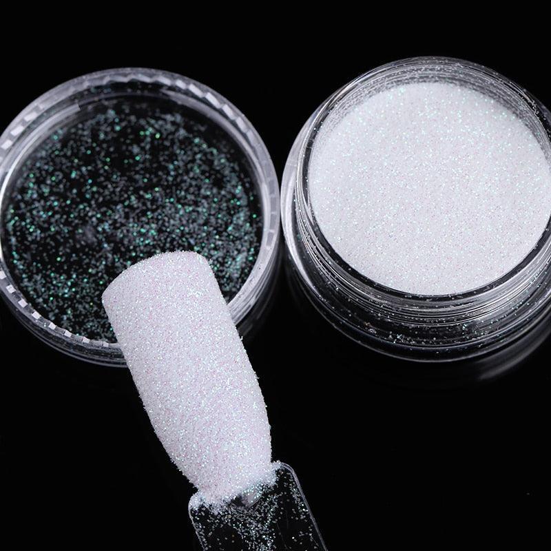 1 Box Hot Sale Holographics Nail Powders Laser Shiny Nail Glitters Dust Decorations For Nail Art Chrome Pigment DIY Accessories - ItemBear.com