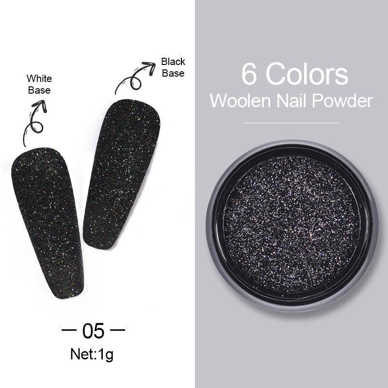 1 Box Hot Sale Holographics Nail Powders Laser Shiny Nail Glitters Dust Decorations For Nail Art Chrome Pigment DIY Accessories - ItemBear.com