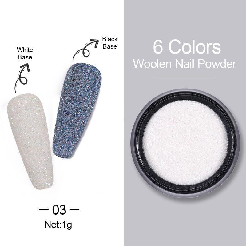 1 Box Hot Sale Holographics Nail Powders Laser Shiny Nail Glitters Dust Decorations For Nail Art Chrome Pigment DIY Accessories - ItemBear.com