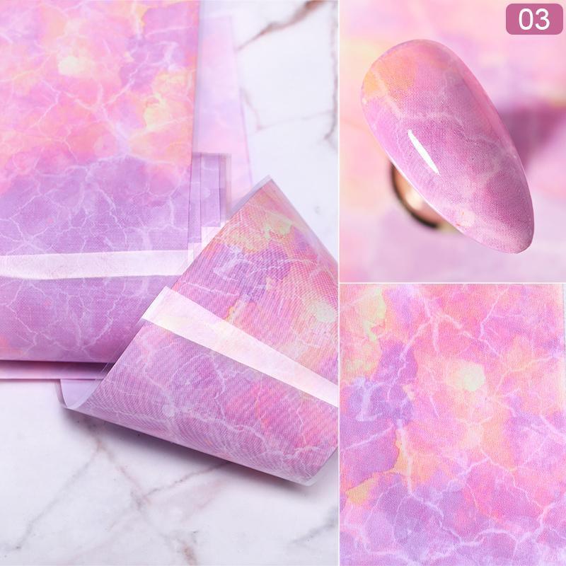 1 Roll Pink Gold Sliver Nail Foils Sparkly Sky Glitter Nail Art Transfer Stickers Slider Paper Nail Art Manicures Decoration New - ItemBear.com