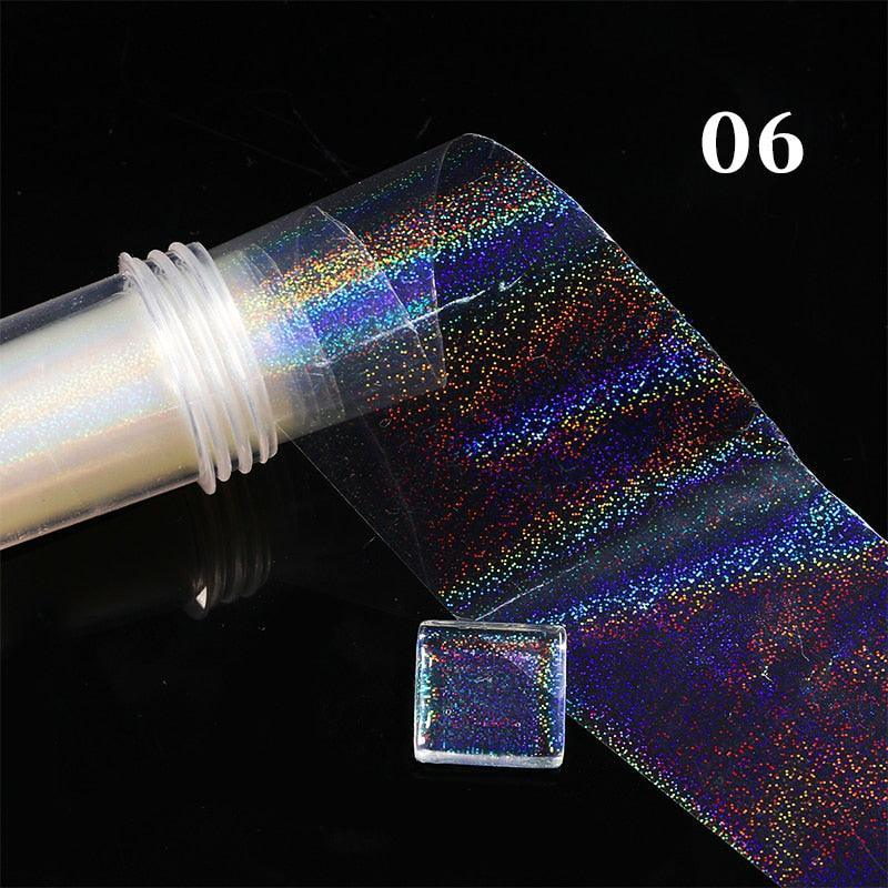 1 Roll Pink Gold Sliver Nail Foils Sparkly Sky Glitter Nail Art Transfer Stickers Slider Paper Nail Art Manicures Decoration New - ItemBear.com