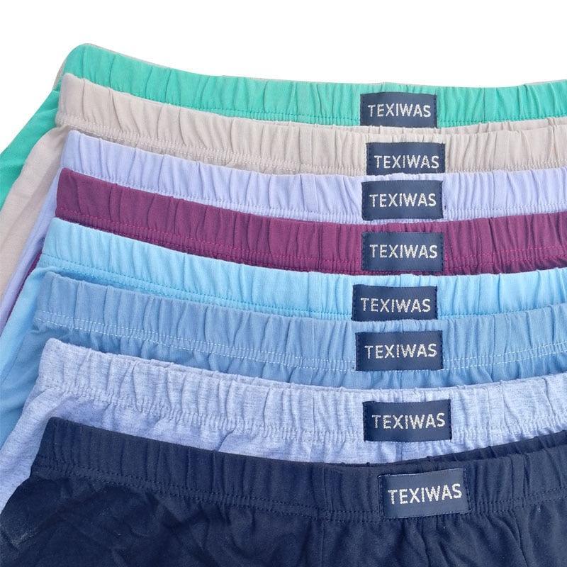 100% cotton Big size underpants men's Boxers plus size large size shorts breathable cotton underwear 5XL 6XL 4pcs/lot - ItemBear.com