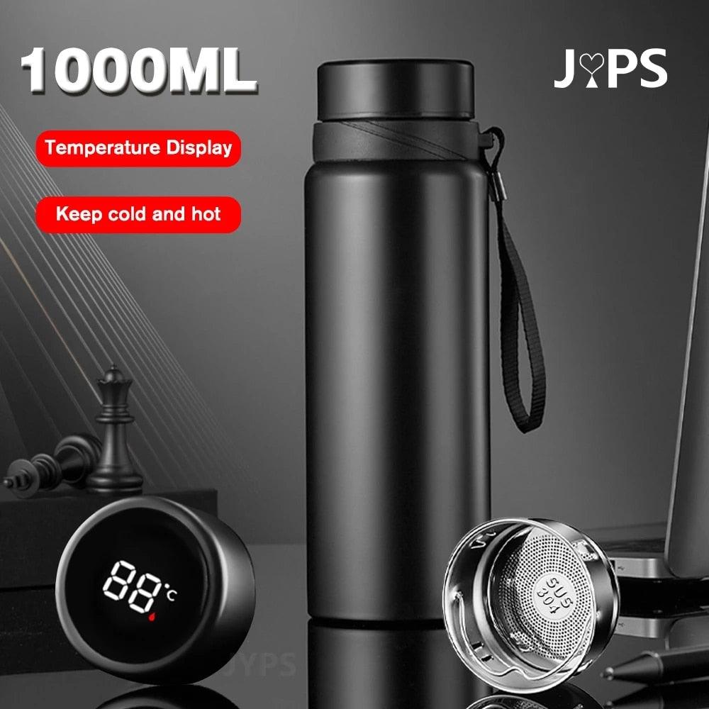 1000ML Smart Thermos Bottle Cold and Hot - ItemBear.com