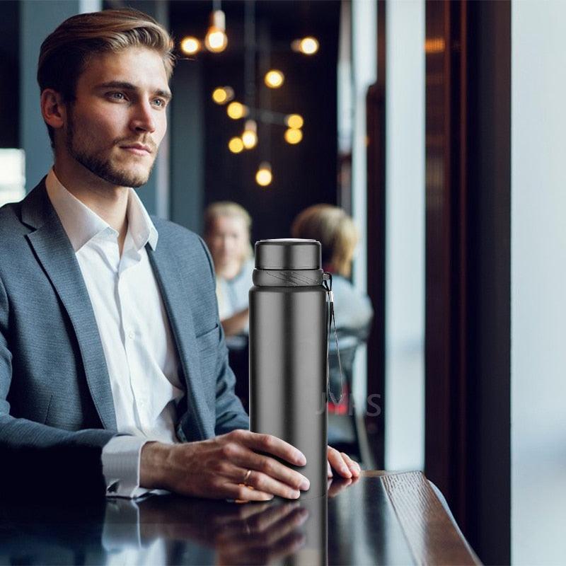 1000ML Smart Thermos Bottle Cold and Hot - ItemBear.com