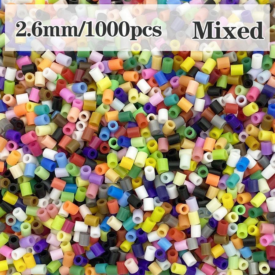 1000pcs/bag 2.6mm mini hama beads kids Perler Fuse Beads toys available 100%quality guarantee diy toy for children activity Iron - ItemBear.com