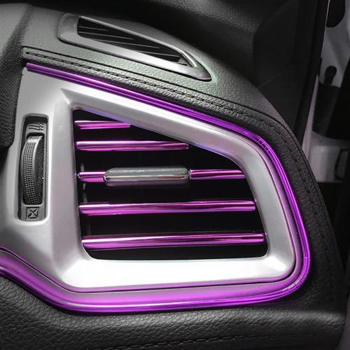 10Pcs 20cm Universal Car Air Conditioner Outlet Decorative U Shape Moulding Trim Strips Decor Car Styling Accessories - ItemBear.com