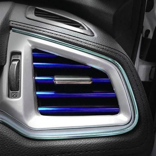 10Pcs 20cm Universal Car Air Conditioner Outlet Decorative U Shape Moulding Trim Strips Decor Car Styling Accessories - ItemBear.com