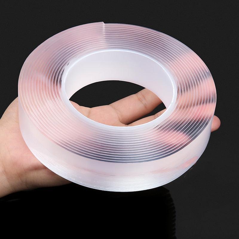 1/2/3/5M Nano Tape Double Sided Tape Transparent Reusable Waterproof Adhesive Tapes Cleanable Kitchen Bathroom Supplies Tapes - ItemBear.com