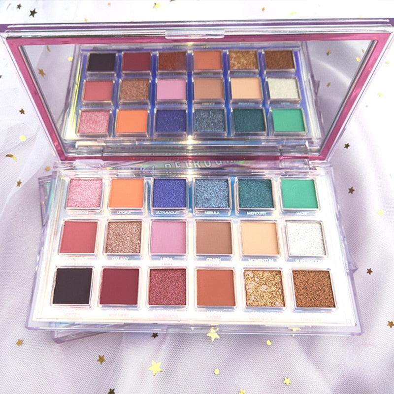 18 Color Eye Shadow Slate Waterproof - ItemBear.com