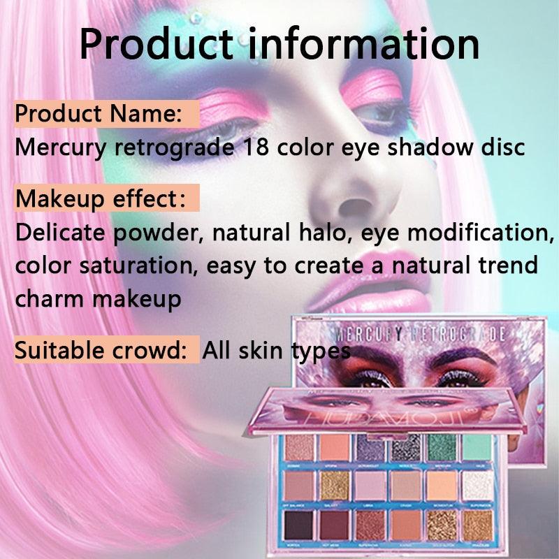 18 Color Eye Shadow Slate Waterproof - ItemBear.com