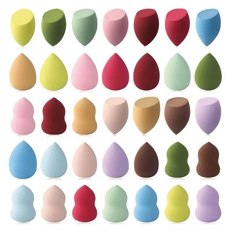 1Pc Cosmetic Puff Powder Smooth Women's Makeup Foundation Sponge Beauty Make Up Tools & Accessories Water Drop Blending Shape - ItemBear.com