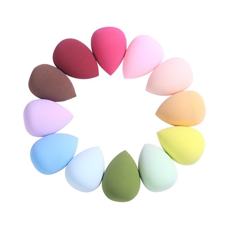 1Pc Cosmetic Puff Powder Smooth Women's Makeup Foundation Sponge Beauty Make Up Tools & Accessories Water Drop Blending Shape - ItemBear.com