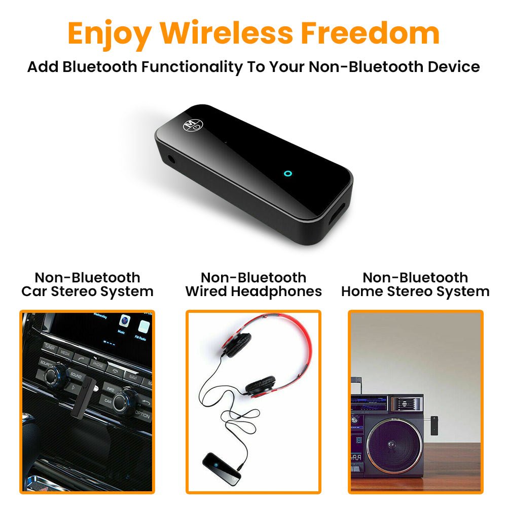 2 In 1 Bluetooth 5.0 USB Wireless Transmitter - ItemBear.com