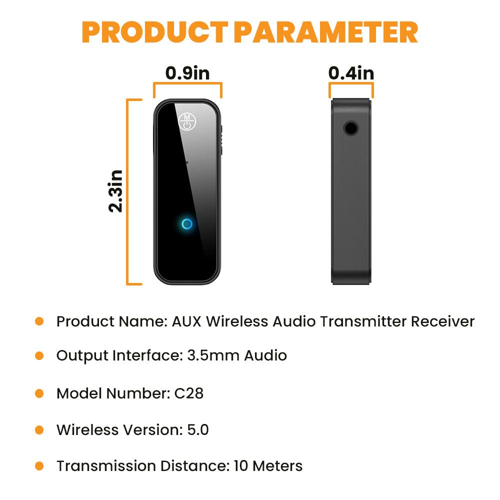 2 In 1 Bluetooth 5.0 USB Wireless Transmitter - ItemBear.com