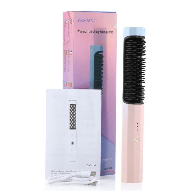 2-in-1 Wireless Curler Straightener - ItemBear.com