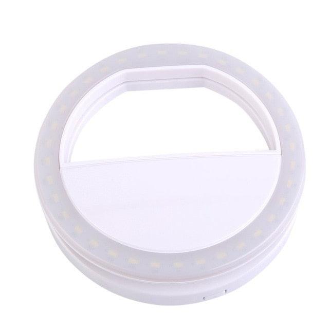 2021 New Universal Mobile Phone Accessories LED Three Gear Ring Fill Light Selfie Live USB Rechargeable - ItemBear.com