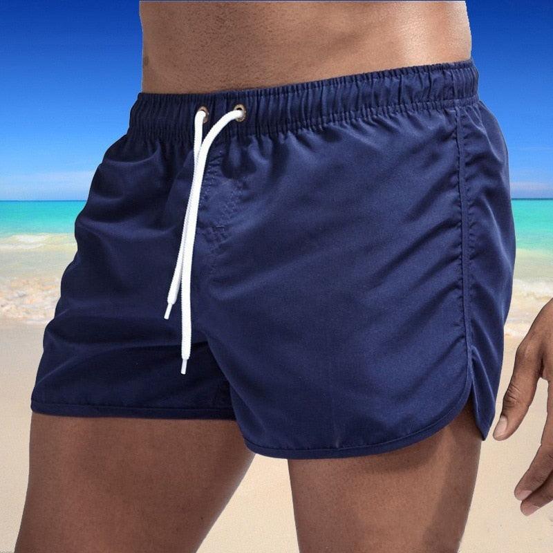 2021 Summer Men's Swimwear Shorts Brand Beachwear Sexy Swim Trunks Men Swimsuit Low Waist Breathable Beach Wear Surf - ItemBear.com