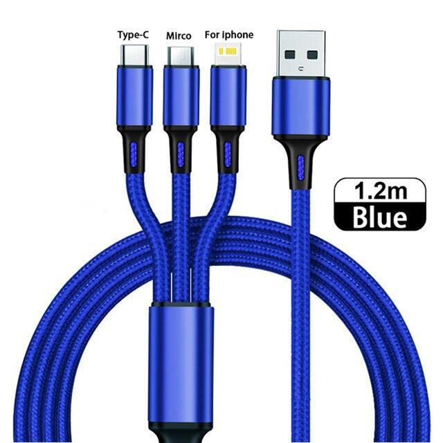 3 in 1 Type C USB Cable - ItemBear.com