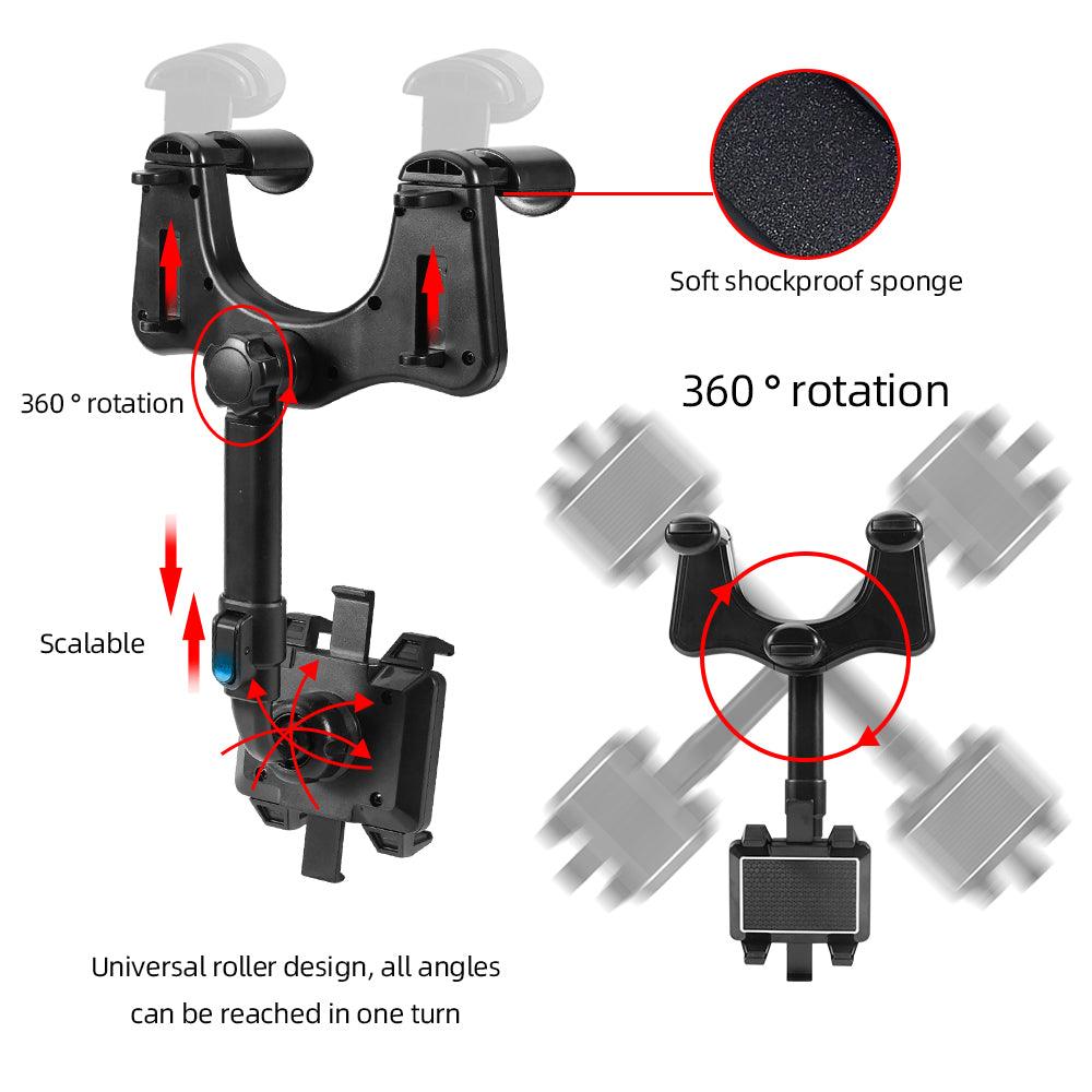 360° Rotatable Smart Phone Car Holder - ItemBear.com