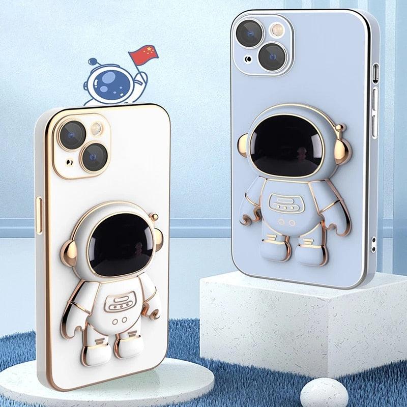 3D Astronaut Phone Case with Holder - ItemBear.com