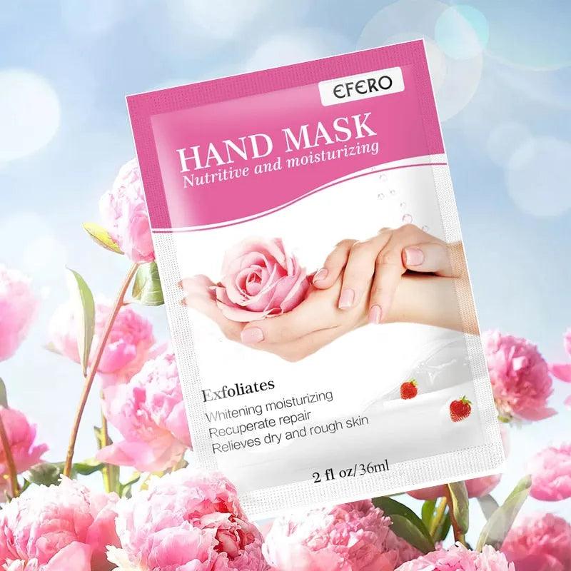 3pair=6pcs Hand Care Exfoliating Hand Mask Moisturizing Whitening Skin Care Exfoliating Hand Mask Anti - Wrinkle Aging Spa Gloves - ItemBear.com