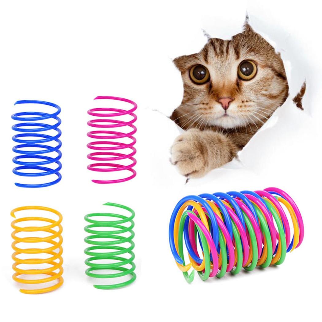 4pcs Funny Pet Toy Spring - ItemBear.com