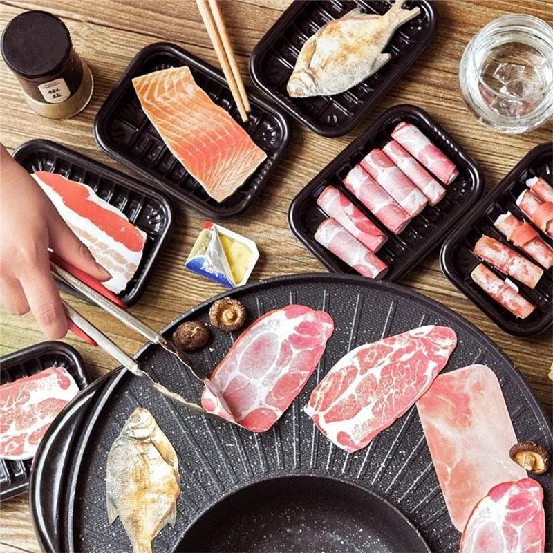 50 Pcs Novelty Funny Fish/Meat Memo Pads Cute Food Sticky Notes Planner Paper Sticker Memorandum School Supplies Stationery Gift - ItemBear.com