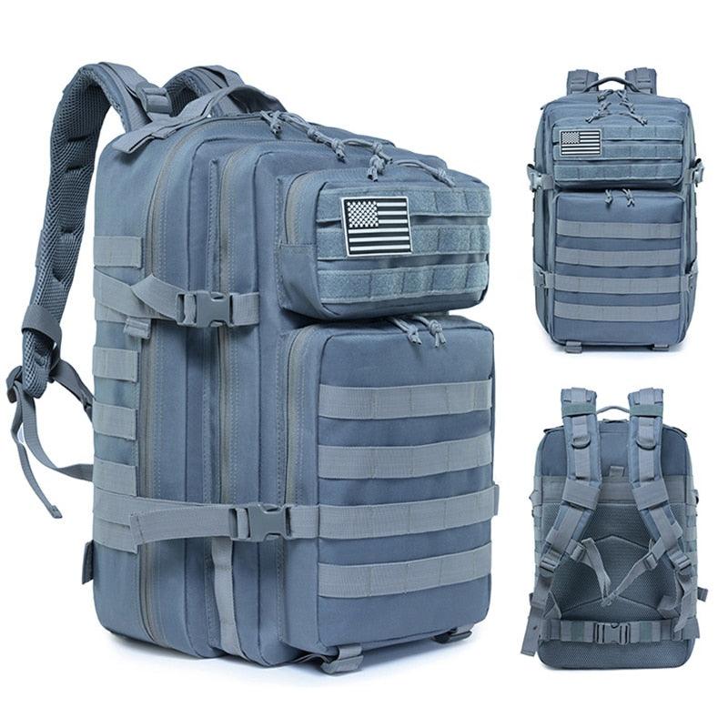 50L Man/Women Hiking Trekking Bag Military Tactical Backpack Army Waterproof Molle Bug Out Bag Outdoor Travel Camping Backpack - ItemBear.com