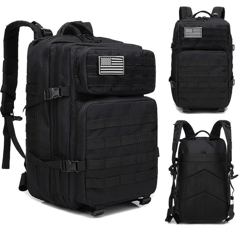 50L Man/Women Hiking Trekking Bag Military Tactical Backpack Army Waterproof Molle Bug Out Bag Outdoor Travel Camping Backpack - ItemBear.com