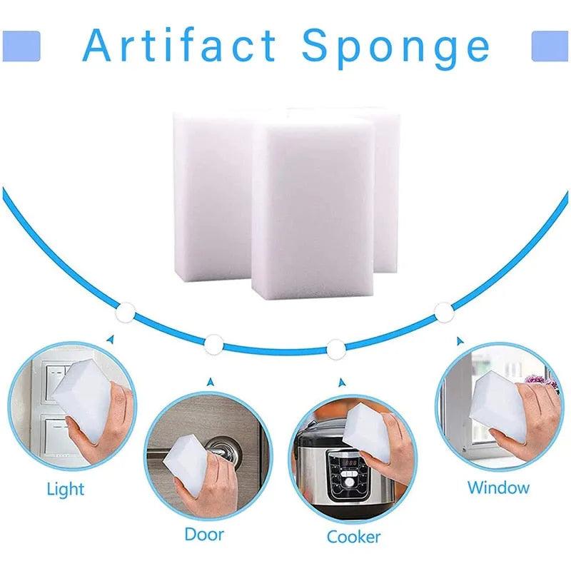 5/10/20/50/100pcs Melamine Sponge Magic Sponge Household Sponge Eraser Cleaning Tools for Office Kitchen Bath Cleaning Sponges - ItemBear.com