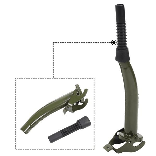 5L 0.6mm American Oil Barrel Army Green With Inverted Oil Pipe - ItemBear.com