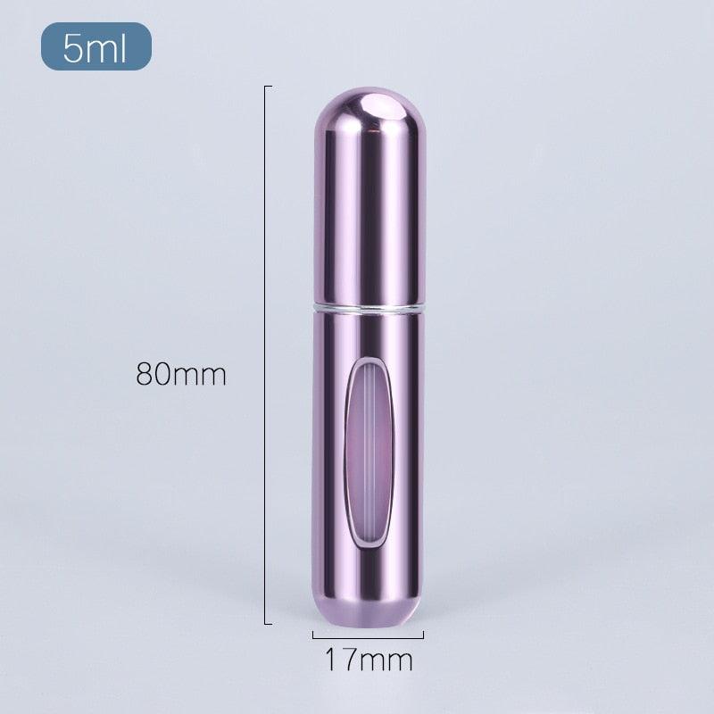 5ml Perfume Atomizer Portable Liquid Container For Cosmetics Mini Aluminum Spray Alcochol Empty Bottle Refillable For Traveling - ItemBear.com