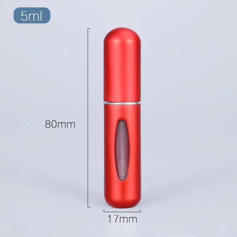 5ml Perfume Atomizer Portable Liquid Container For Cosmetics Mini Aluminum Spray Alcochol Empty Bottle Refillable For Traveling - ItemBear.com