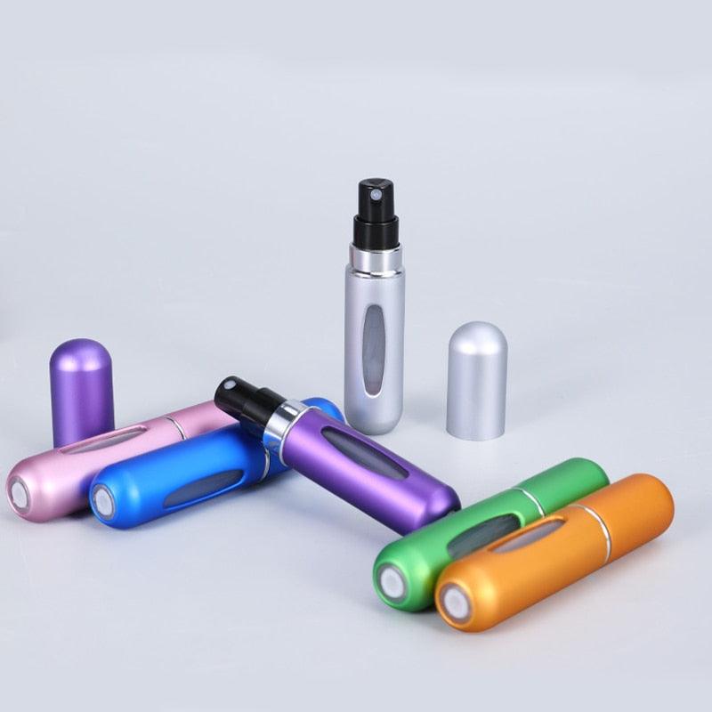 5ml Perfume Atomizer Portable Liquid Container For Cosmetics Mini Aluminum Spray Alcochol Empty Bottle Refillable For Traveling - ItemBear.com