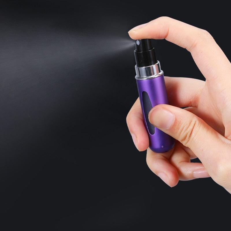 5ml Perfume Atomizer Portable Liquid Container For Cosmetics Mini Aluminum Spray Alcochol Empty Bottle Refillable For Traveling - ItemBear.com