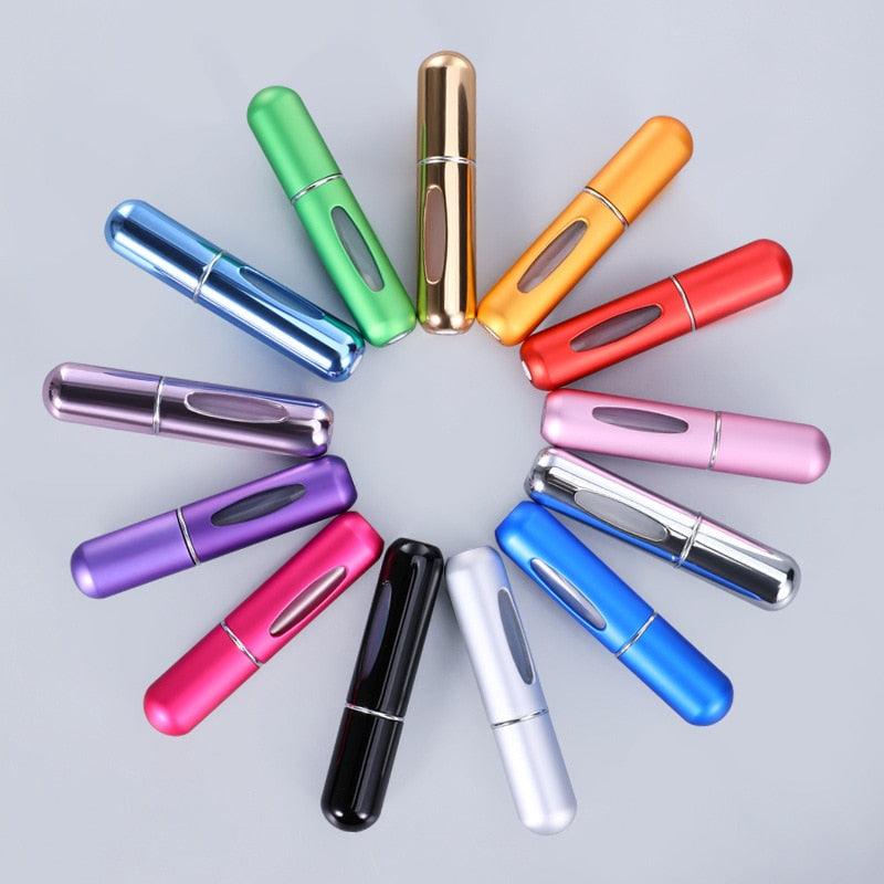 5ml Perfume Atomizer Portable Liquid Container For Cosmetics Mini Aluminum Spray Alcochol Empty Bottle Refillable For Traveling - ItemBear.com