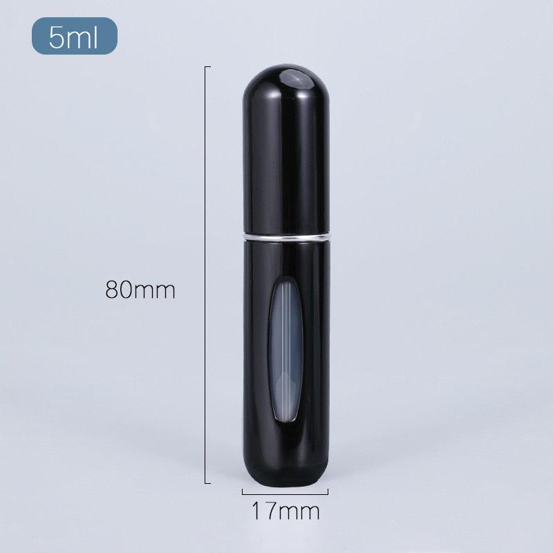 5ml Perfume Atomizer Portable Liquid Container For Cosmetics Mini Aluminum Spray Alcochol Empty Bottle Refillable For Traveling - ItemBear.com