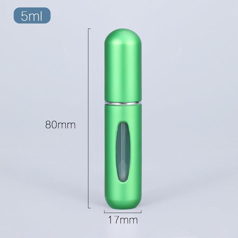 5ml Perfume Atomizer Portable Liquid Container For Cosmetics Mini Aluminum Spray Alcochol Empty Bottle Refillable For Traveling - ItemBear.com