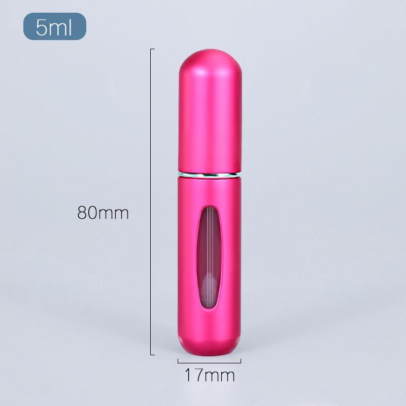 5ml Perfume Atomizer Portable Liquid Container For Cosmetics Mini Aluminum Spray Alcochol Empty Bottle Refillable For Traveling - ItemBear.com