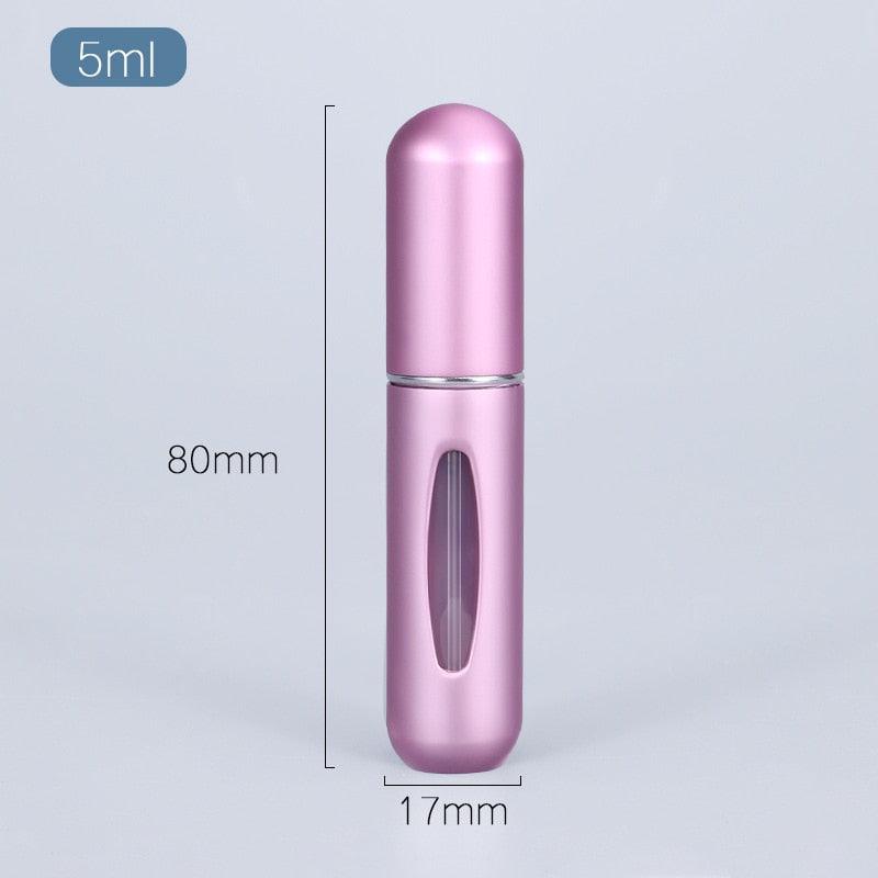 5ml Perfume Atomizer Portable Liquid Container For Cosmetics Mini Aluminum Spray Alcochol Empty Bottle Refillable For Traveling - ItemBear.com