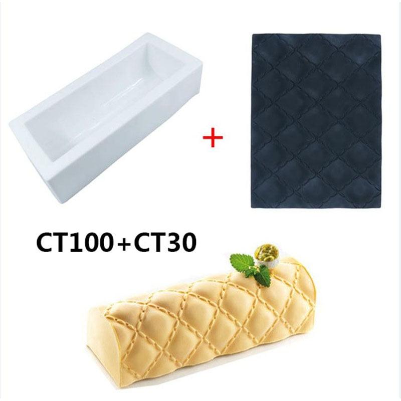 5Pcs Wood Heart Shape Texture 3D Silicone Cake Mold Baking Mat Twinkie Buche Log Kit Dessert Bakeware Silicone Cake Baking Mold - ItemBear.com