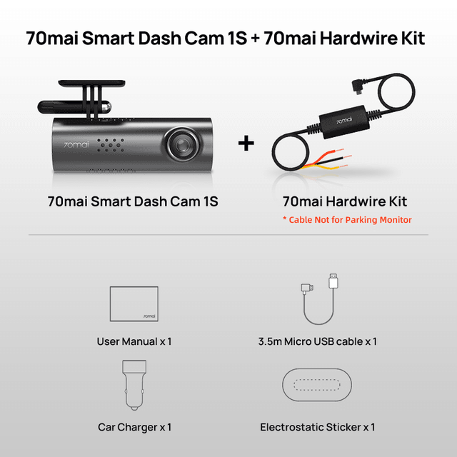 70mai Smart Dash Cam - ItemBear.com