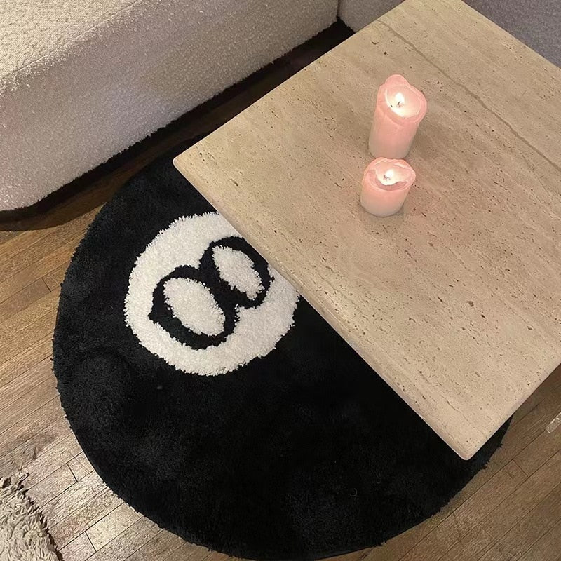 8 Ball Rug - ItemBear.com