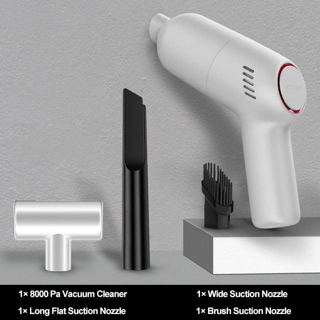 8000Pa Wireless Car Vacuum Cleaner Cordless Handheld Auto Vacuum Home & Car Dual Use Mini Vacuum Cleaner With Built - in Battrery - ItemBear.com