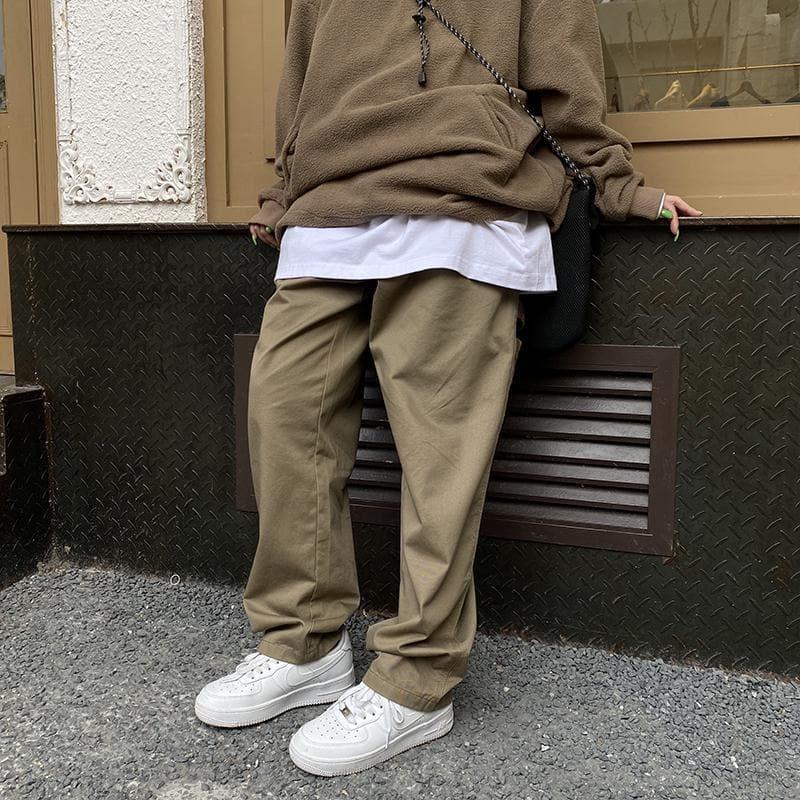 90s Khaki Grunge Oversized Cargo Pants - ItemBear.com