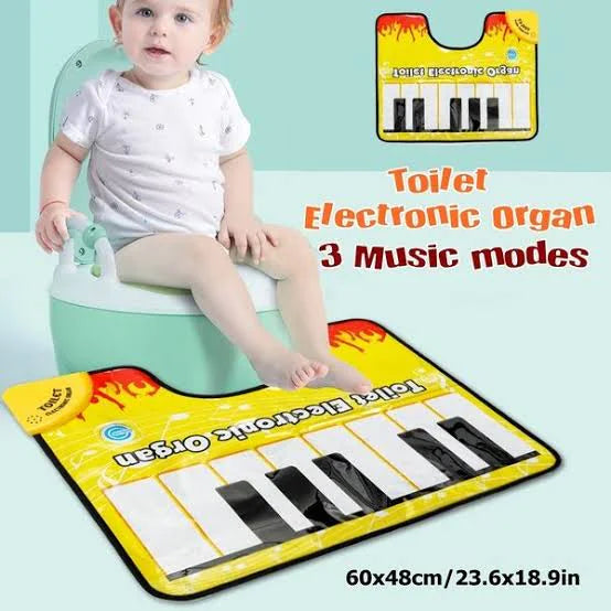 Toilet Electric Organ Touch Play Keyboard Music Carpet Mat