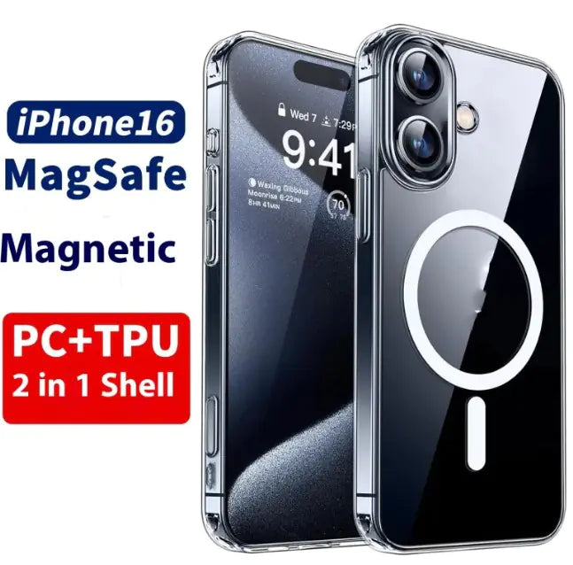 Magnetic Transparent Phone Case - ItemBear.com