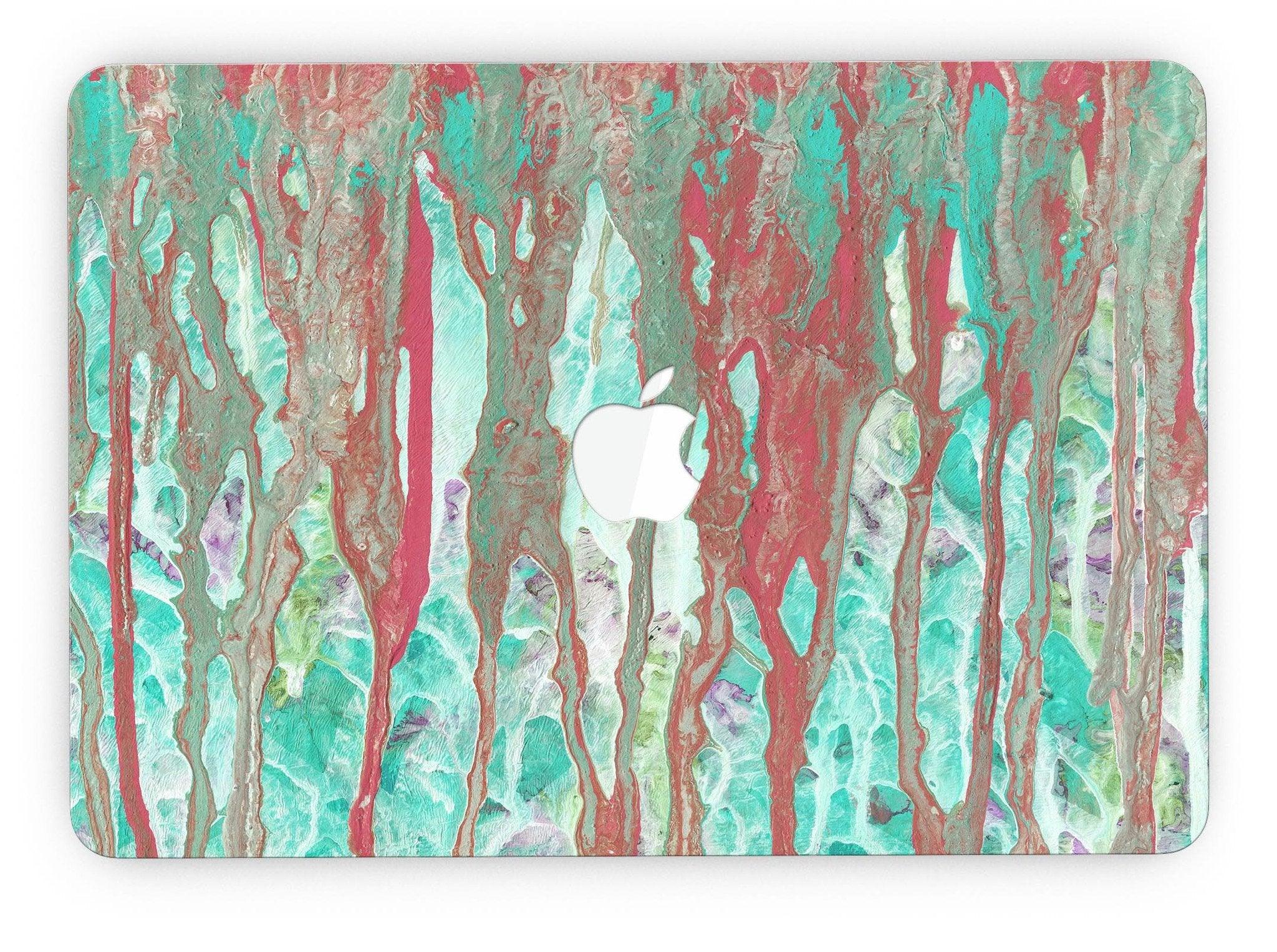 Abstract Wet Paint Mint Rustic - MacBook Pro with Retina Display - ItemBear.com