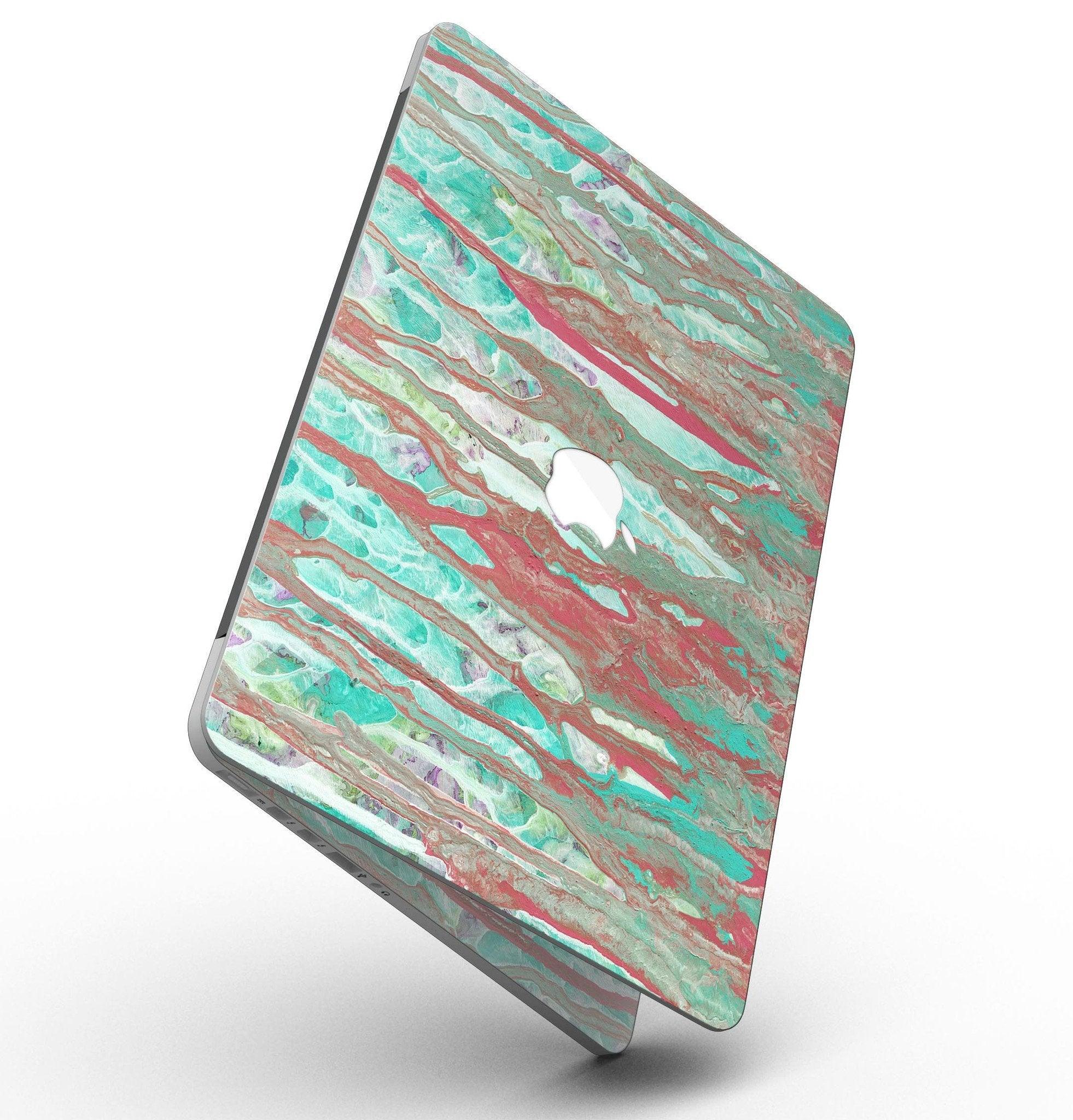 Abstract Wet Paint Mint Rustic - MacBook Pro with Retina Display - ItemBear.com