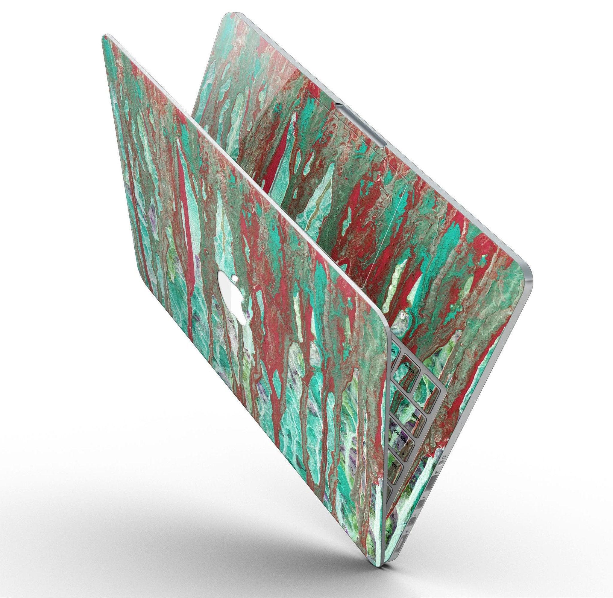 Abstract Wet Paint Mint Rustic - MacBook Pro with Retina Display - ItemBear.com